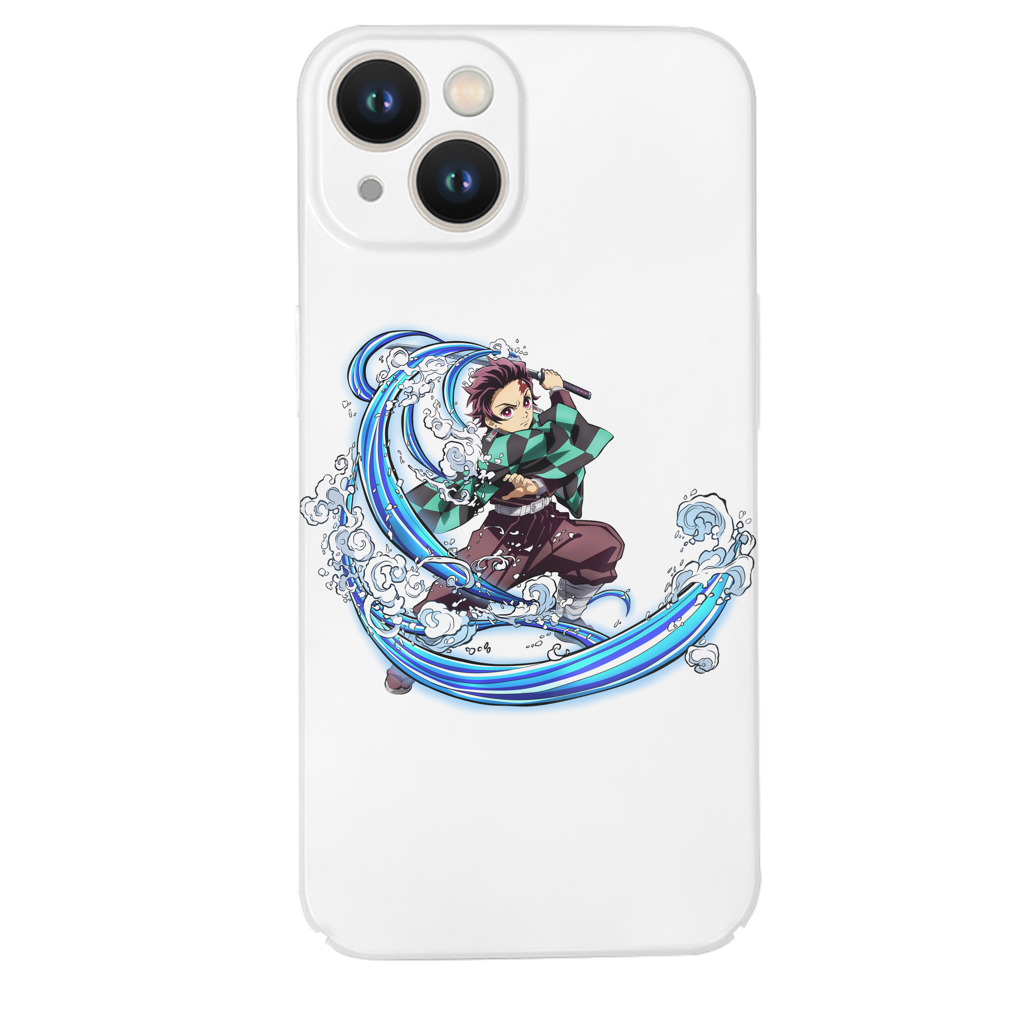 （画像用） 鬼滅の刃 竈門 炭治郎／かまど たんじろう Kamado Tanjirou 【iPhone 14シリーズ対応】ハードケース